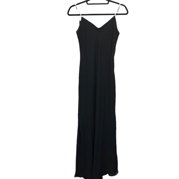 Vintage Black Maxi Dress - Picture 1 of 7
